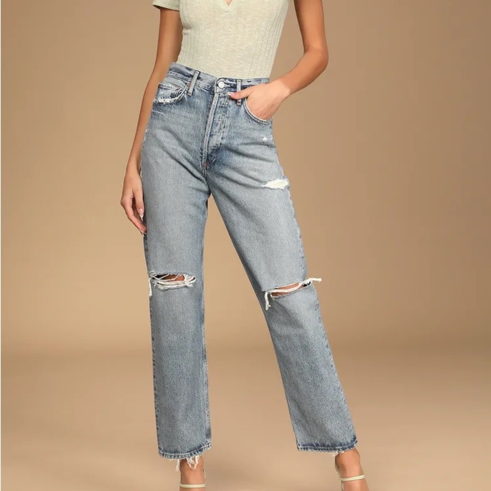 Agolde high rise jeans